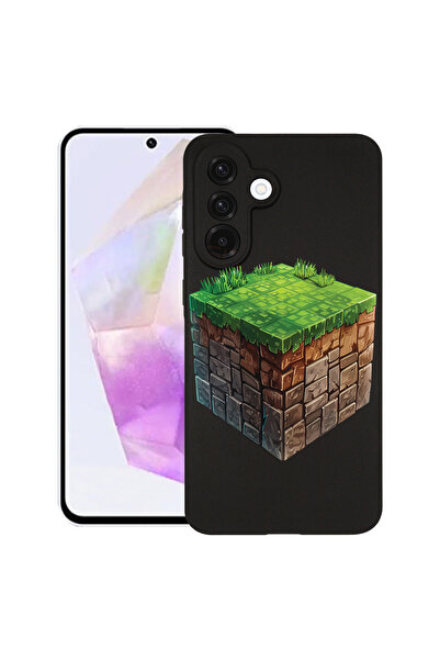 bestcase Carcasă ultra subțire din TPU pentru Samsung Galaxy S25 FE, Minecraf...