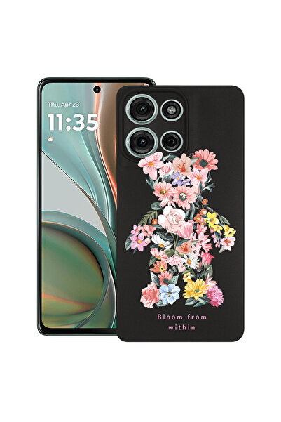 bestcase Carcasă ultra subțire TPU pentru Motorola Edge 50, Teddy Bear Bloom ...