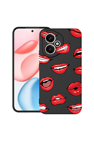 bestcase Carcasă ultra subțire TPU pentru Honor 400, model buze - sărut, 2060...