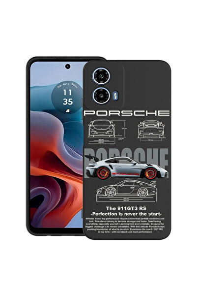 bestcase Carcasă ultra subțire din TPU pentru Motorola Moto G45, Porsche, 205...