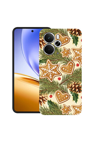 bestcase Carcasă ultra subțire TPU pentru Realme 14 5G, cu design Xmas Pattne...