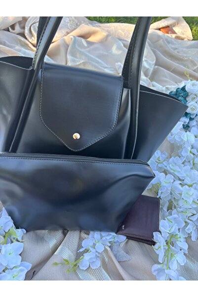 beda Siyah renkli yavrulu çanta