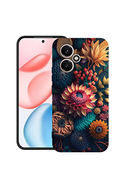 bestcase Carcasă ultra subțire TPU pentru Honor 400, flori colorate, 2060076 ...