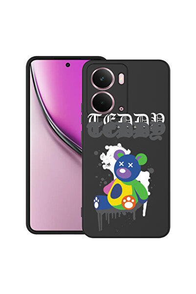 bestcase Carcasă ultra subțire TPU pentru Realme P3, culori pastelate cu ursu...