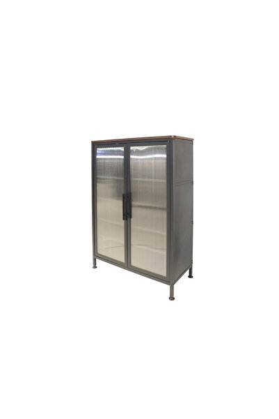 DEC4 دولاب تخزين بواجهة زجاجية أنيقة لمنزلك