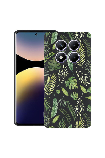 bestcase Carcasă ultra subțire TPU pentru Xiaomi Redmi Note 15 Pro 5G, frunze...
