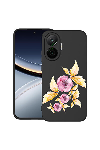 bestcase Carcasă ultra subțire TPU Mat pentru Poco F7, flori pastelate, 20520...