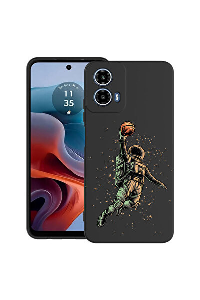bestcase Carcasă ultra subțire TPU pentru Motorola Moto G45, model Astronaut ...