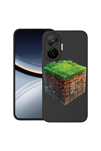 bestcase Carcasă ultra subțire TPU pentru Poco F7, Minecraft World, 2052009 B...