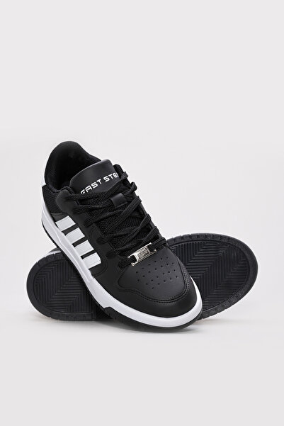 Ayakkabıhane Black and White Comfortable Unisex Sports Sneaker Shoes Ah1E930241993