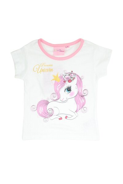 UNICORN Children's pajamas with short sleeves, cotton, multicolor, Princess