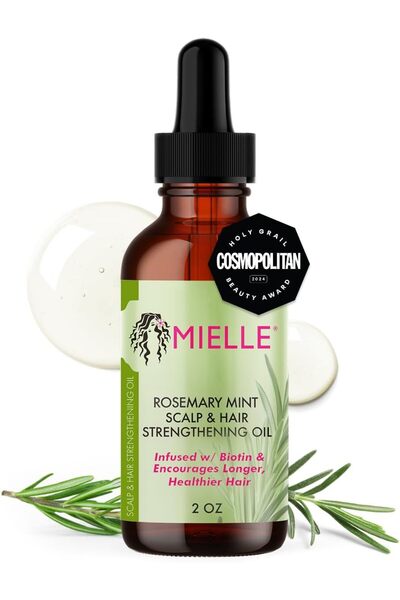 mielle organics زيت مي--إيل أورجانيكس لتقوية فروة الرأس والشعر بالنعناع وإكلي...