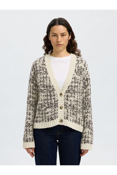 Selected Femme Strickjacke Wollmix