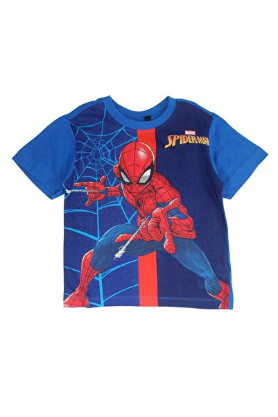SPIDERMAN Children's short-sleeved pajamas, 100% cotton, multicolor, Force, Spiderman, Marvel