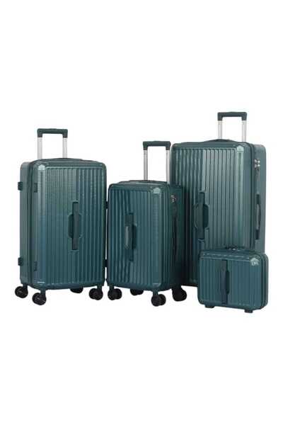 AVIATOR طقم حقائب سفر فاخر - مكون من ثلاث حقائب ترولي وحقيبة يد إضافية.