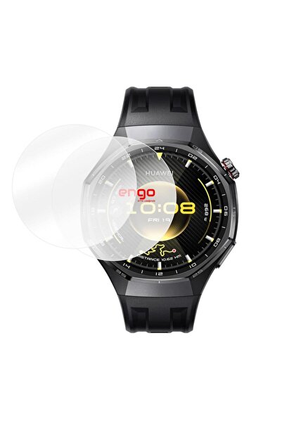 Engo واقي شاشة لهاتف هواوي واتش جي تي 6 برو 46 ملم، طبقة شفافة من مادة TPU، ع...