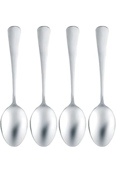 Generic Royalford 4pcs Stainless Steel Basic Table Spoon Set RF12542 Heavy Duty Spoons Cutlery Set Silverwar