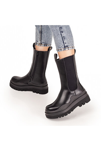 Modlet.ro Ghete scurte de damă cu fermoar și inserție elastică din material M...