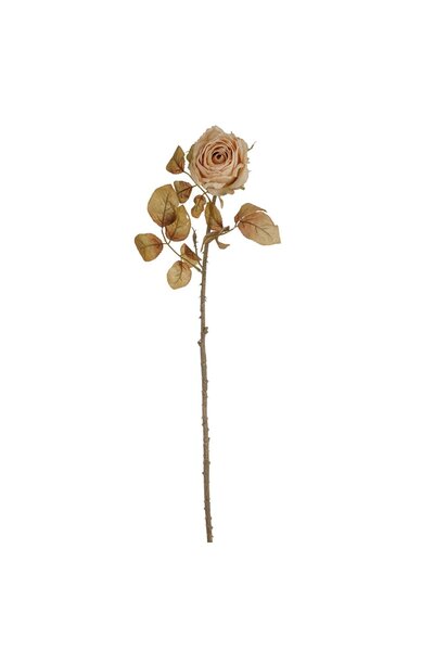 OEM Artificial Flower with Long Stem Cream Rose 76cm