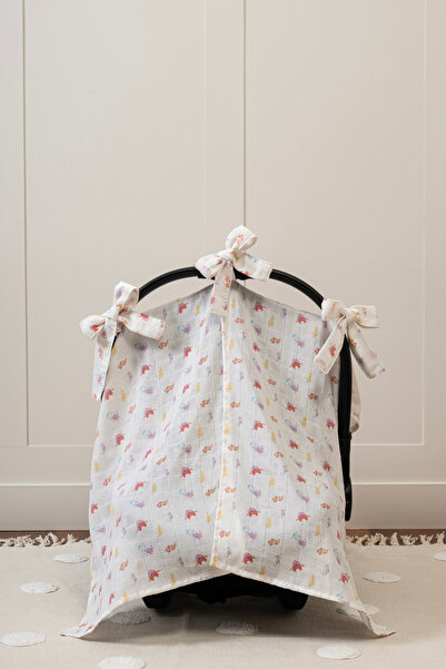 Lil Bug %100 Pamuk Muslin Puset Örtüsü – Atlantis Koleksiyonu - Yengeç Desen ...