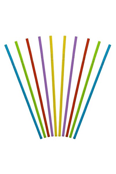 SHOPIENS Set 50 flexible paper straws Shopiens®, multicolored, 5.3 x 220 mm