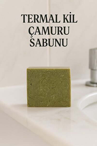 Newleaf Termal Kil Çamuru Sabunu – Gözenek Sıkılaştırıcı & Detoks Etkili Cilt...