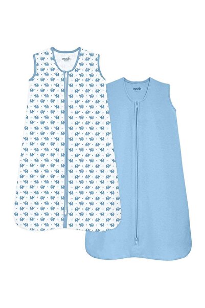 Moon Organic Baby Sleepsack - Elephant and Plain