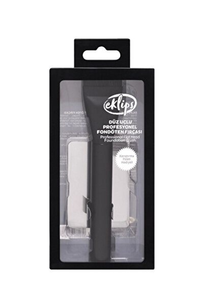 eklips فرشاة كريم الأساس الاحترافية ذات الرأس المسطح