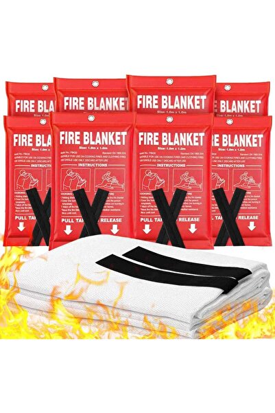 VINNYSEN Emergency Fire Blanket, for Home Kitchen, Fiberglass Fire Suppression Blanket Great for School
