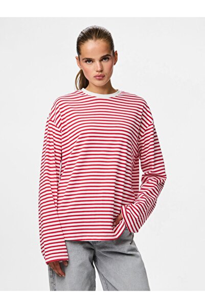 PIECES Oberteil mit langen Ärmeln PCSADIE