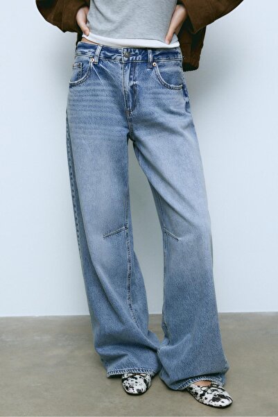 Stradivarius D94 relaxed fit geniş paça jean