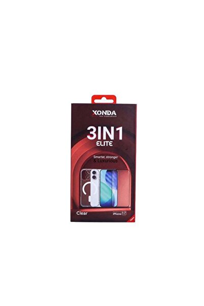 xonda حزمة Elite 3IN1 لهاتف Iphone 17 Clear
