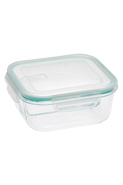 SHOPIENS Recipient pătrat din sticlă pentru alimente Shopiens® cu 2 compartim...