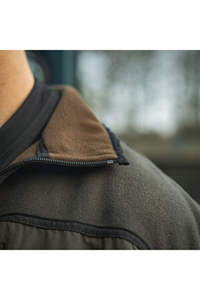 Seeland Rogue Solid Reversible Fleece Jacket Seeland, Grizzly Brown/Demitasse Brown