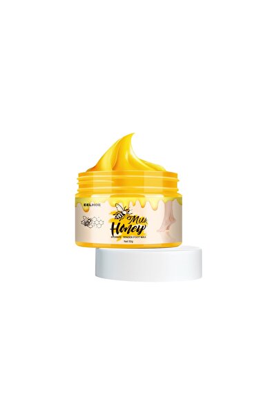 EELHOE Honey and milk wax foot mask, moisturizing, nourishing, 50g