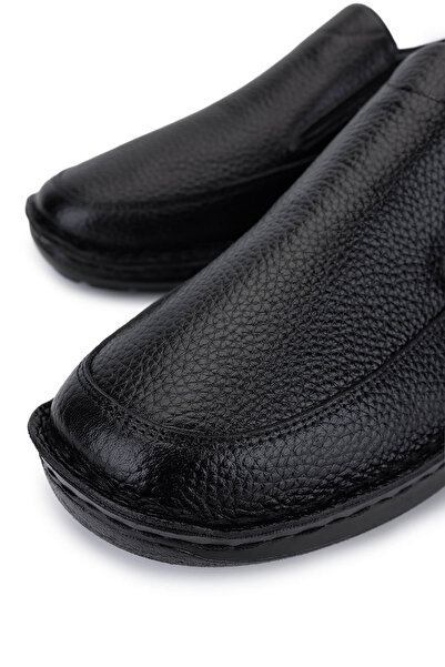 Tamer Tanca Erkek Hakiki Deri Siyah Casual Ayakkabı