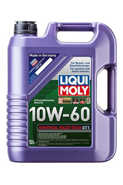 Liqui Moly Ulei de Motor Synthoil Race Tech GT1 10W-60, 5 Litri