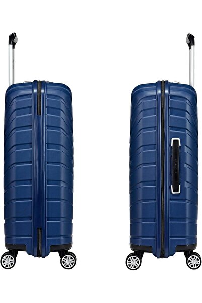 eminent Suitcase Hard Shell Luggage Lightweight Polypropylene Quiet Double Wheels TSA Lock B0011 (Ch