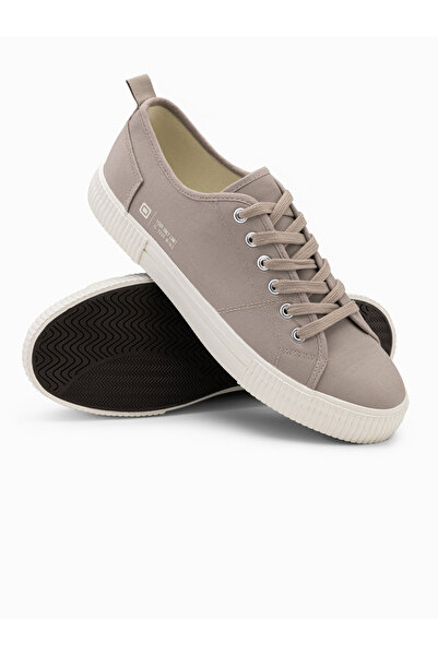 OMBRE BASIC men's classic low sneakers - ash V1 OM-FOTL-0145