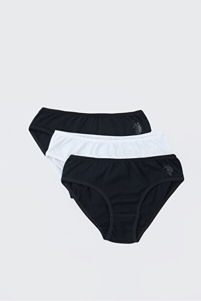 U.S. Polo Assn. سروال داخلي بناتي بتصميم سليب باللون الكحلي