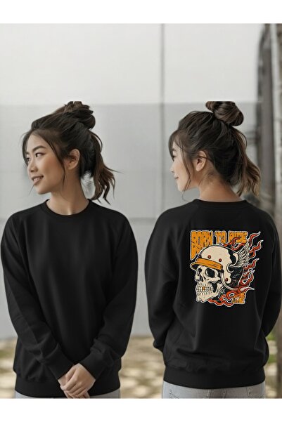 ArtYus Unisex cu mânecă lungă Bron To Read Transfer cu imprimeu guler rotund ...