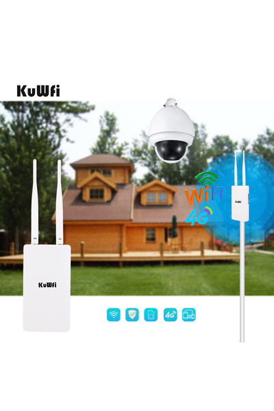 KuWFi Router 4G/LTE, KuWFi, CPF905-EU, Exterior/Interior, Wireless 2.4GHz, 150 Mbps Modem