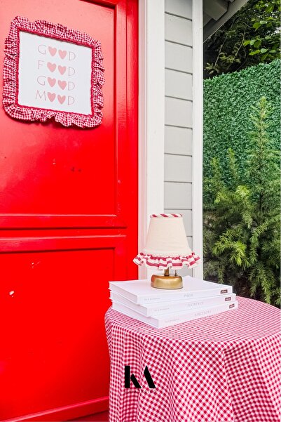 KaiAtelier Natural X Lovely Kablosuz Masa Lambası / Eskitme Gold Ayak