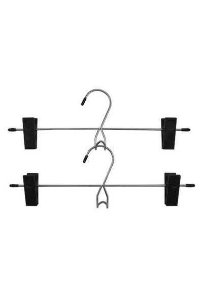 SHOPIENS Set 2 umerașe Shopiens® cu cleme pentru fuste, din metal, L 32 cm, n...