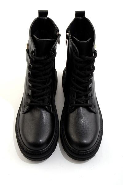 Bambi Siyah Kadın Bot & Bootie K02179521309
