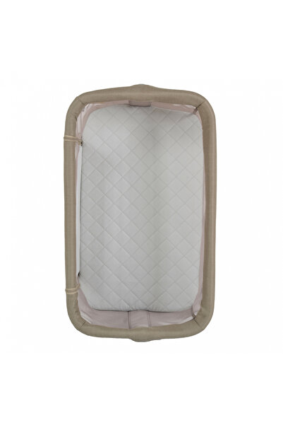 Cangaroo Co-Sleeper Aura Beige 88x56 cm crib with sliding side, Firm base mattress and cover