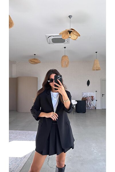 Buket Teke سترة مبطنة بأكمام سوداء