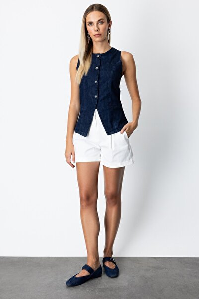 Mi Pret a Porter Mi Pileli Duble Paça Şort