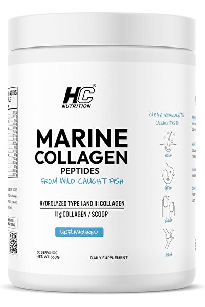 HC Nutrition ببتيدات الكولاجين البحرية | من أسماك برية | ٣٣٠ غرام | ٣٠ حصة