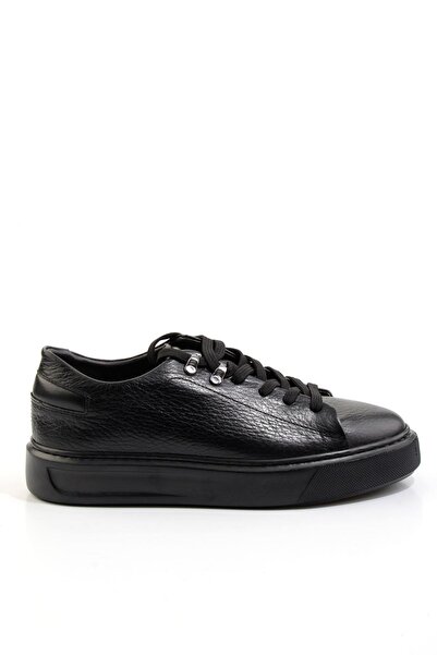 Bambi Siyah Leather Erkek Sneaker E01593050503
